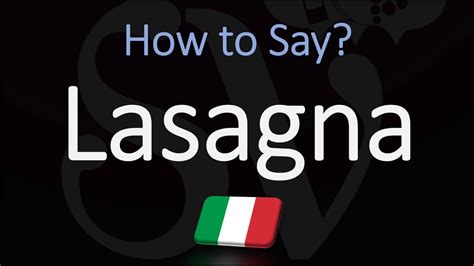 lasagna pronunciation uk